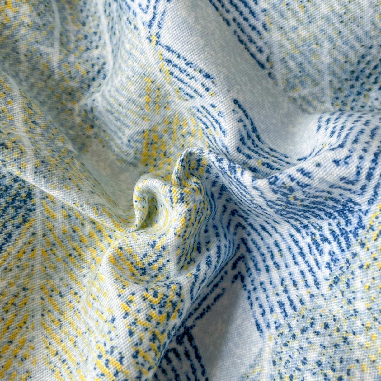 91家纺网 家纺一手货源 找家纺 2025新款全棉磨毛印花单品被套 妮可-蓝