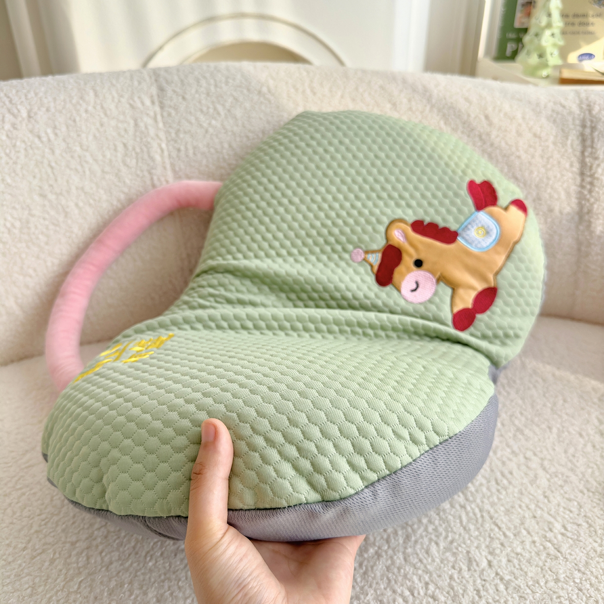 91家纺网 家纺一手货源 找家纺 诺可 2026新款凉感猫肚枕记忆枕枕头枕芯-马上有钱 马上有钱-绿色