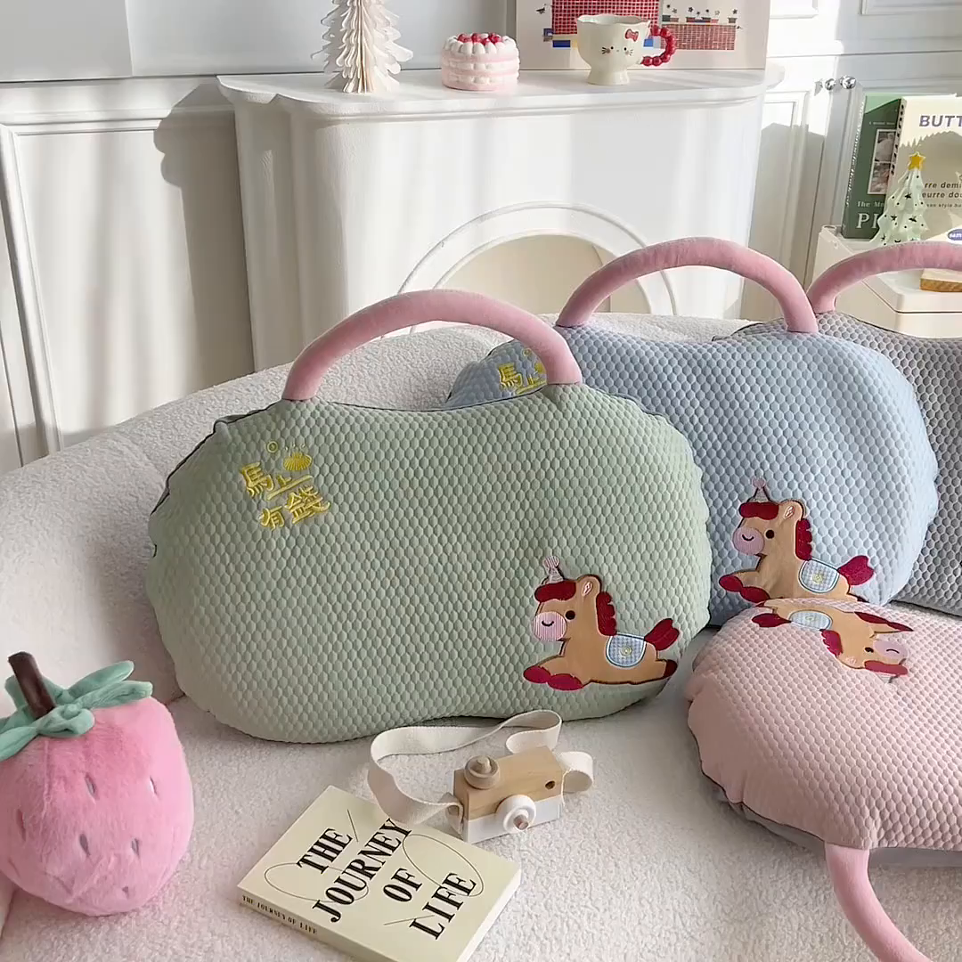 91家纺网 家纺一手货源 找家纺 （总）诺可 2026新款凉感猫肚枕记忆枕枕头枕芯-马上有钱