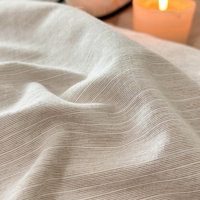 91家纺网 家纺一手货源 找家纺 苏源家居 2026新款法式黑包边亚麻公主风荷叶边四件套-清欢 清欢-麻奶咖