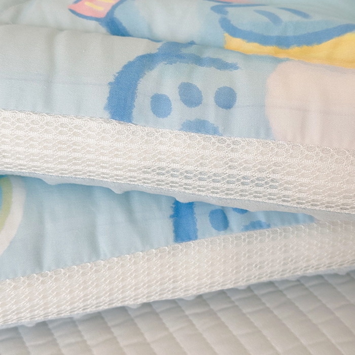 91家纺网 家纺一手货源 找家纺 嗨生活 2026新款冰豆豆枕芯大版卡通儿童枕芯幼儿园枕芯枕头枕芯 绒豆豆-快乐小象