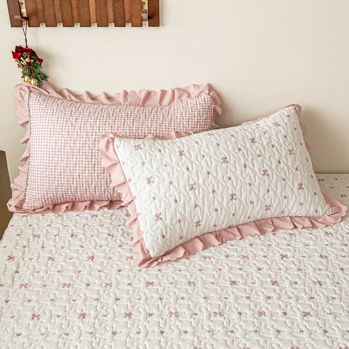 91家纺网 家纺一手货源 找家纺 （总）雅眠居 2026直播爆款双层蕾丝花边夏被款床盖款四件套