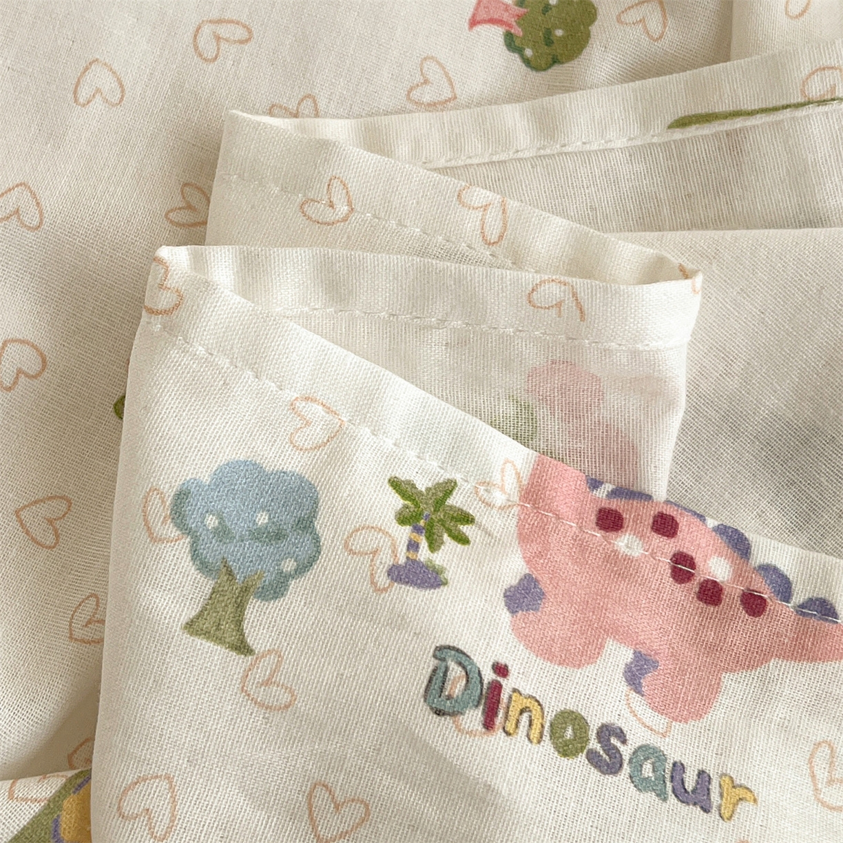 91家纺网 家纺一手货源 找家纺 名兮家居 2026新款全棉纯棉A类双层纱单床单 床单单件 双层纱-趣味王国