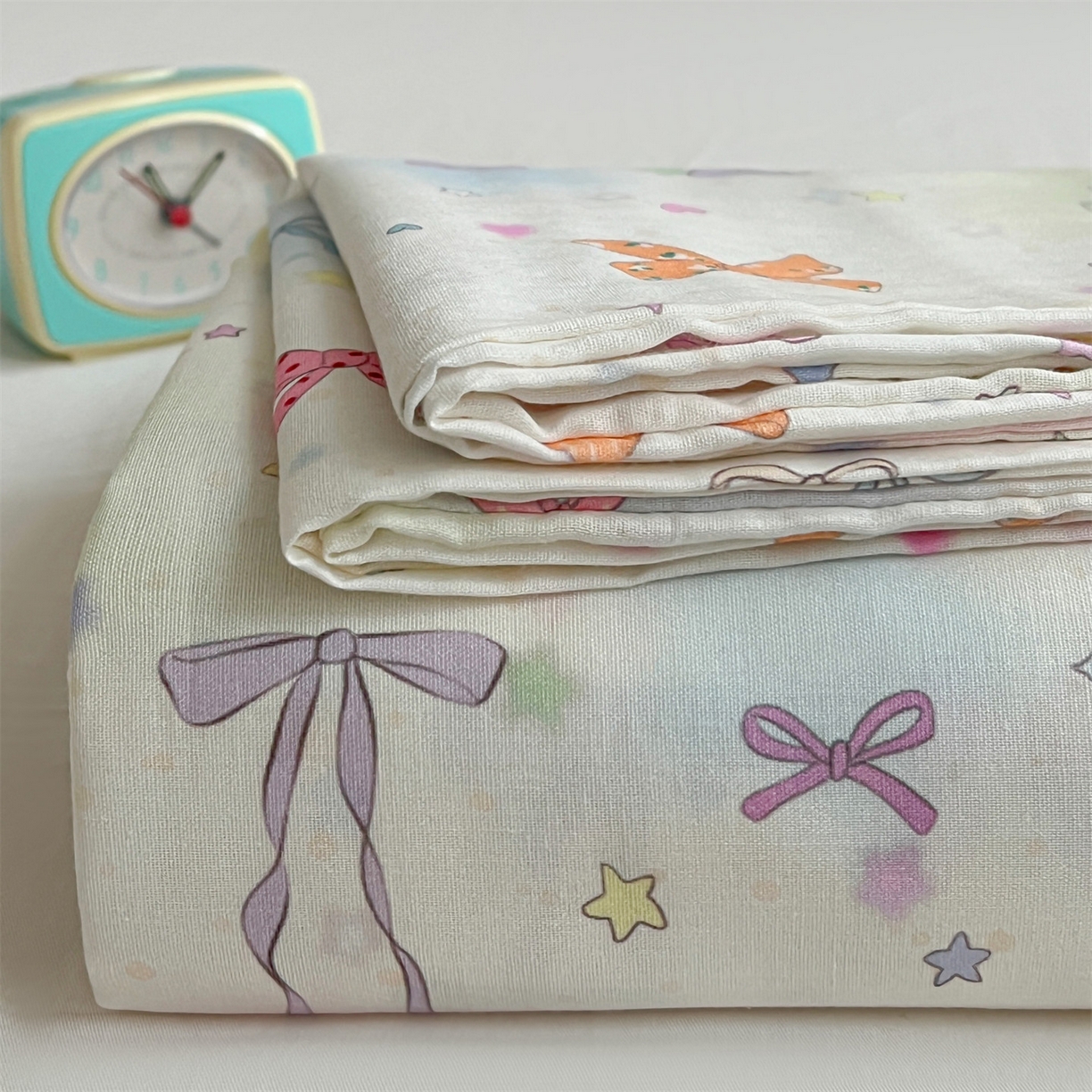 91家纺网 家纺一手货源 找家纺 名兮家居 2026新款全棉纯棉A类双层纱单床单 床单单件 双层纱-碎星蝶舞