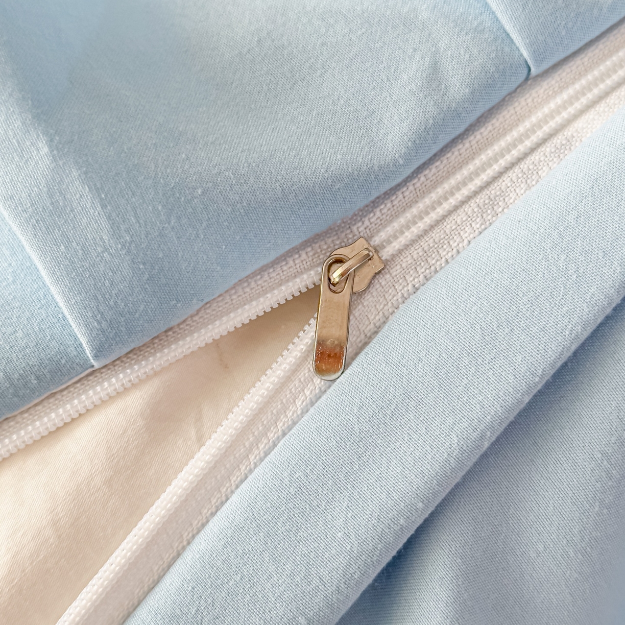 91家纺网 家纺一手货源 找家纺 雅眠居 2026直播爆款双层蕾丝花边夏被款床盖款四件套 彩格-蓝