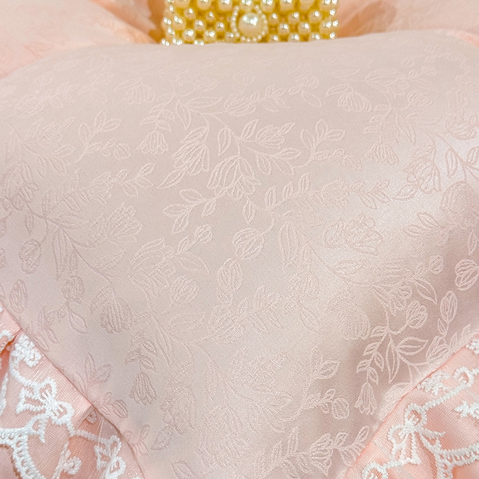 91家纺网 家纺一手货源 找家纺 优贝家纺 2026春夏新款提花水洗天丝冰丝天丝韩版夹棉床盖四件套 梵希-粉