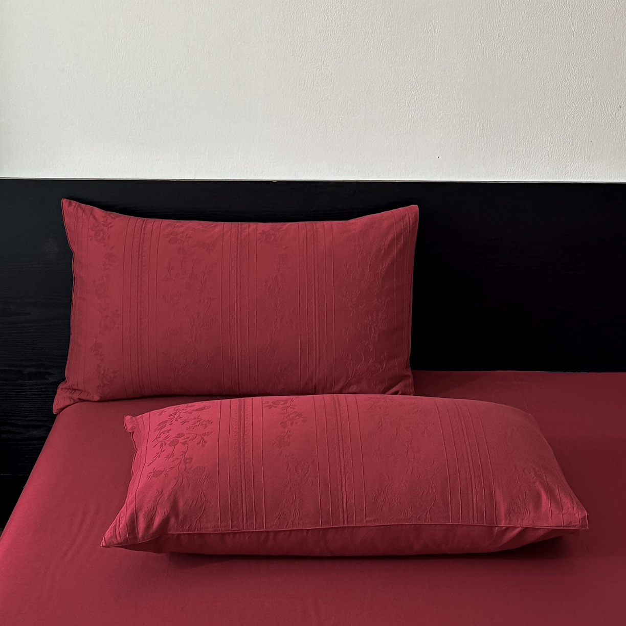 91家纺网 家纺一手货源 找家纺 优悦生活馆 2026新款60s全棉纯棉婚庆提花四件套（提供买家秀） 沁香