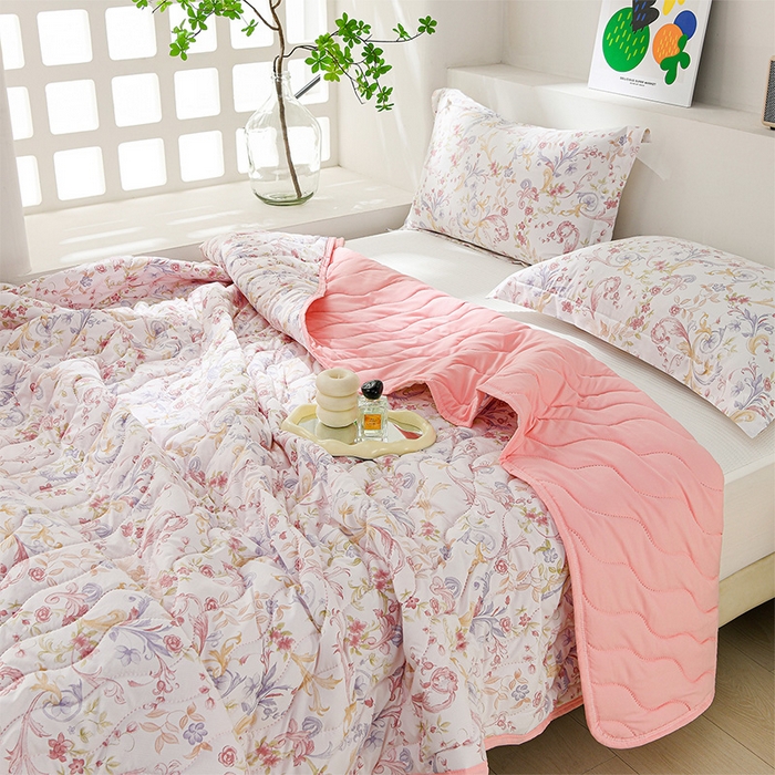 珍贝家纺 2026新款清柔水洗夏被被子被芯 芳华