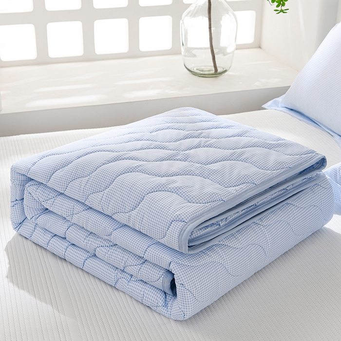 91家纺网 家纺一手货源 找家纺 珍贝家纺 2026新款清柔水洗夏被被子被芯 唯一-蓝