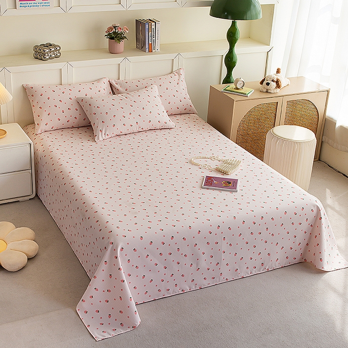 91家纺网 家纺一手货源 找家纺 （总）云玲时尚 2026新款原棉细纱老粗布席子凉席单床单床单单件