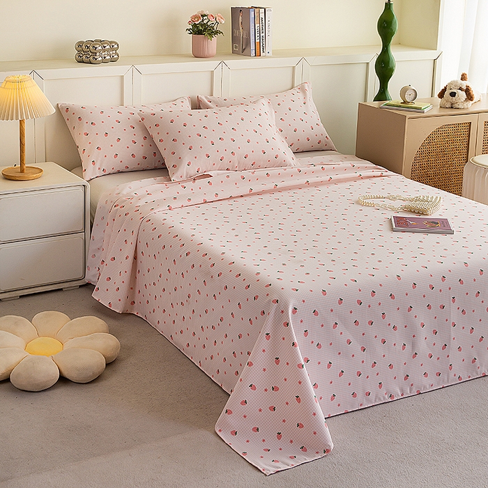 91家纺网 家纺一手货源 找家纺 （总）云玲时尚 2026新款原棉细纱老粗布席子凉席单床单床单单件