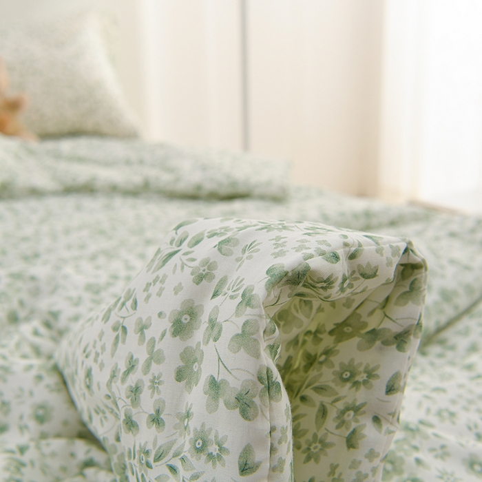 91家纺网 家纺一手货源 找家纺 珍贝家纺 2026新款全棉双层纱夏被被子被芯 春不晚