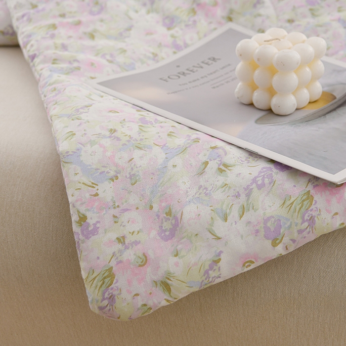 91家纺网 家纺一手货源 找家纺 珍贝家纺 2026新款全棉双层纱夏被被子被芯 春序