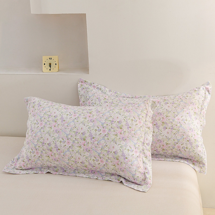 91家纺网 家纺一手货源 找家纺 珍贝家纺 2026新款全棉双层纱夏被被子被芯 春序