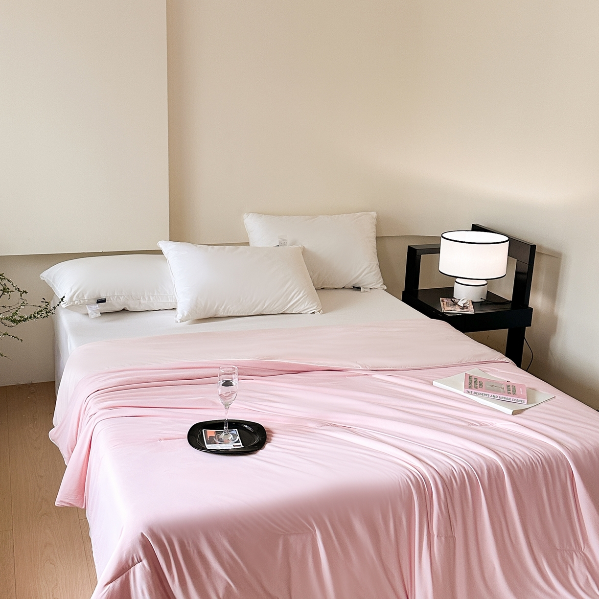 91家纺网 家纺一手货源 找家纺 伟邦枕芯 2026新款星球深睡POR2控温夏凉被空调被 珊瑚粉