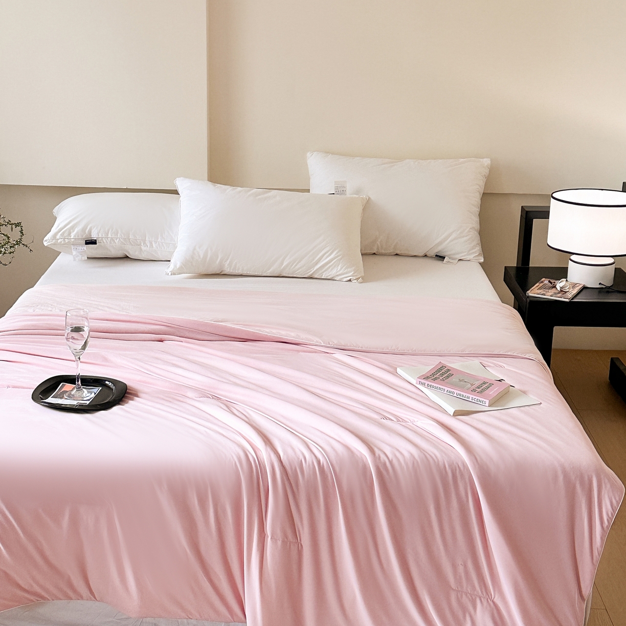 91家纺网 家纺一手货源 找家纺 伟邦枕芯 2026新款星球深睡POR2控温夏凉被空调被 珊瑚粉