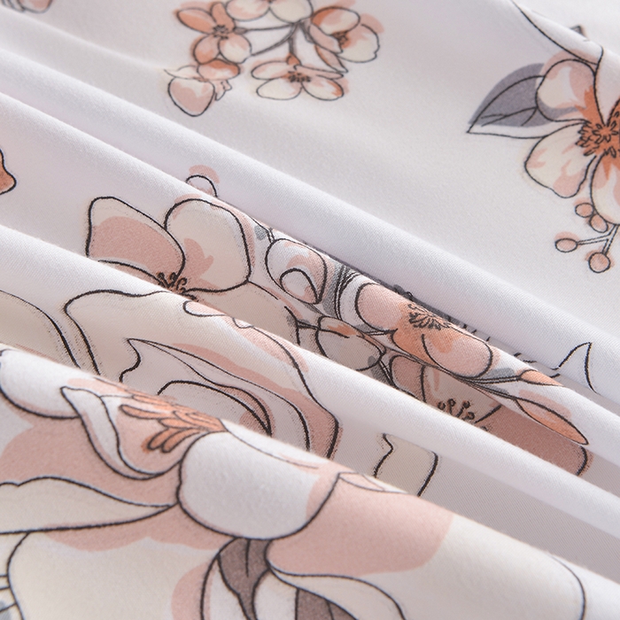 91家纺网 家纺一手货源 找家纺 小雨家纺 2026年跨境电商芦荟棉床裙床罩三件套单品 楚楚动人白