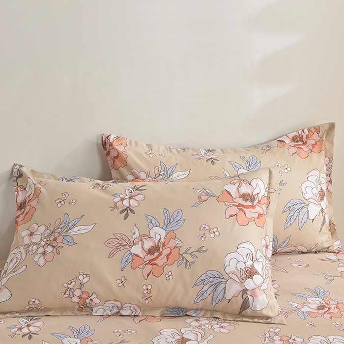 91家纺网 家纺一手货源 找家纺 小雨家纺 2026年跨境电商芦荟棉床裙床罩三件套单品 楚楚动人棕