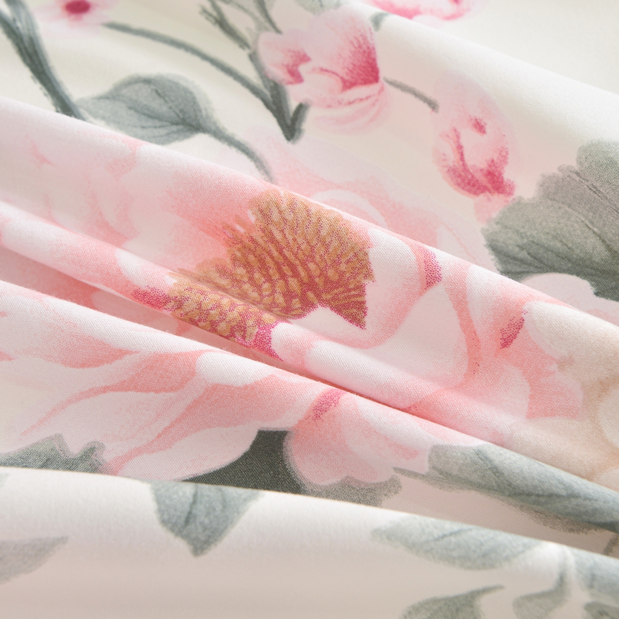 91家纺网 家纺一手货源 找家纺 小雨家纺 2026年跨境电商芦荟棉床裙床罩三件套单品 醉梦繁花