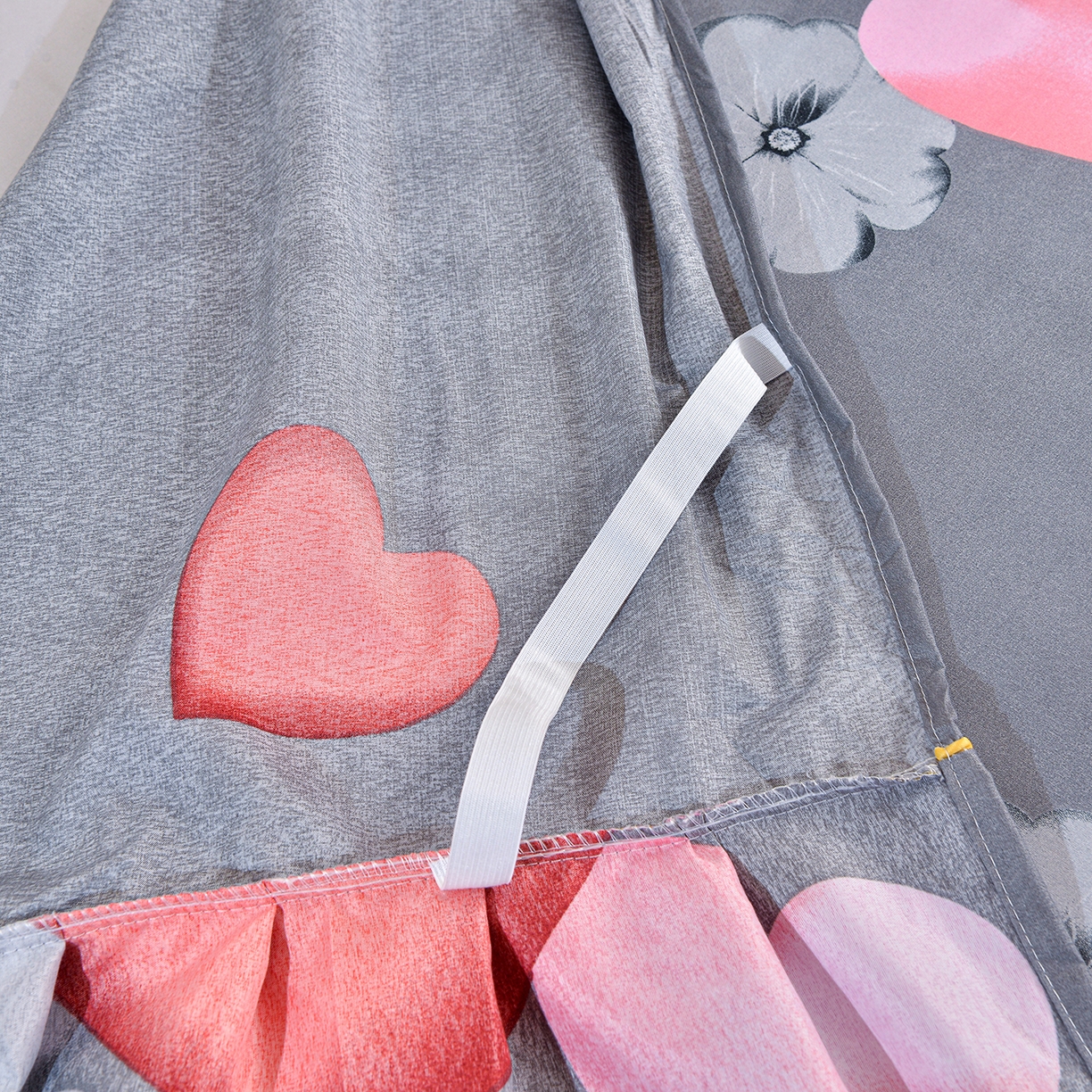 91家纺网 家纺一手货源 找家纺 小雨家纺 2026年跨境电商芦荟棉床裙床罩三件套单品 心漾流年