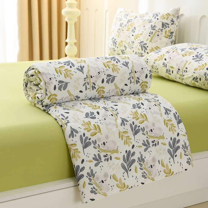 91家纺网 家纺一手货源 找家纺 珍贝家纺 2026新款A类清凉冰丝印花夏凉被被子被芯 可爱考拉