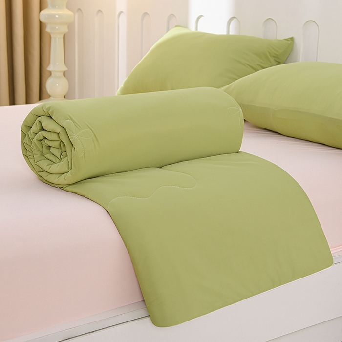 91家纺网 家纺一手货源 找家纺 珍贝家纺 2026新款A类清凉冰丝印花夏凉被被子被芯 素年锦时