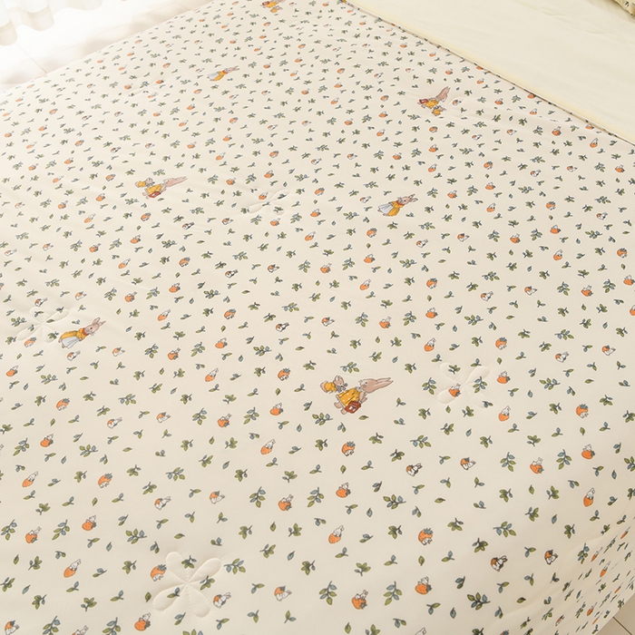 91家纺网 家纺一手货源 找家纺 珍贝家纺 2026新款A类清凉冰丝印花夏凉被被子被芯 幸福生活