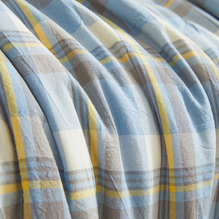 91家纺网 家纺一手货源 找家纺 晓时候 2026新款无印风100%新疆棉花被全棉夏被纯棉夏凉被空调被夏季被子被芯 莫妮蓝