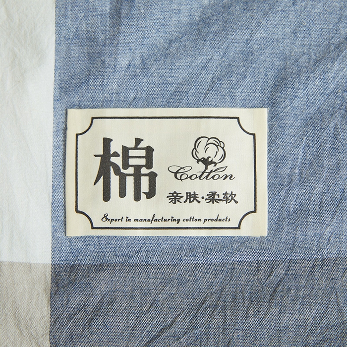 91家纺网 家纺一手货源 找家纺 晓时候 2026新款无印风100%新疆棉花被全棉夏被纯棉夏凉被空调被夏季被子被芯 莫奈蓝