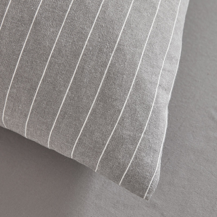 91家纺网 家纺一手货源 找家纺 晓时候 2026新款无印风100%新疆棉花被全棉夏被纯棉夏凉被空调被夏季被子被芯 条纹灰