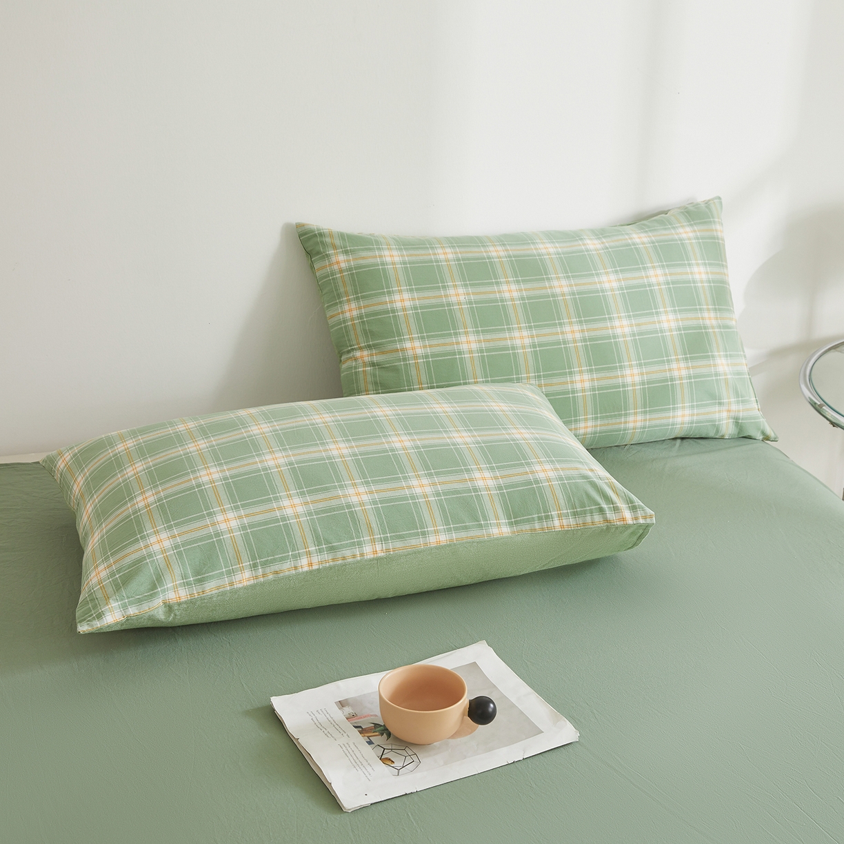 91家纺网 家纺一手货源 找家纺 晓时候 2026新款无印风100%新疆棉花被全棉夏被纯棉夏凉被空调被夏季被子被芯 里约绿