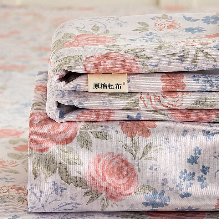 91家纺网 家纺一手货源 找家纺 （总）云玲时尚 2026新款原棉细纱老粗布席子凉席单床单床单单件