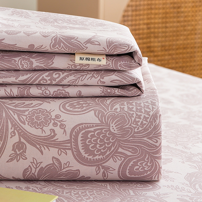 91家纺网 家纺一手货源 找家纺 （总）云玲时尚 2026新款原棉细纱老粗布席子凉席单床单床单单件