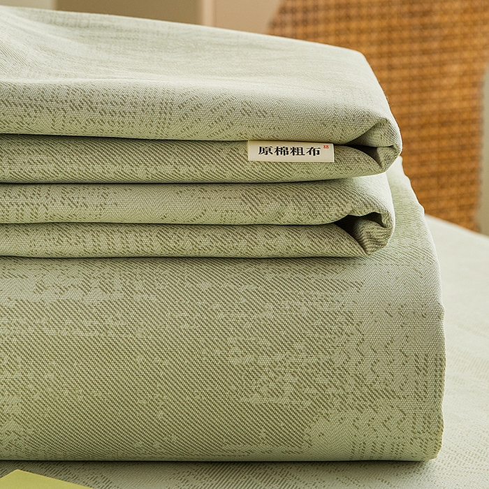 91家纺网 家纺一手货源 找家纺 （总）云玲时尚 2026新款原棉细纱老粗布席子凉席单床单床单单件