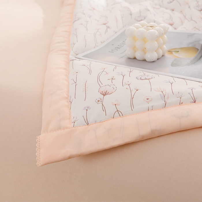 91家纺网 家纺一手货源 找家纺 珍贝家纺 2026新款亲肤大豆纤维夏被被子被芯 浪漫童话