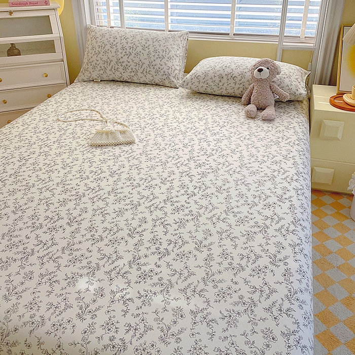 91家纺网 家纺一手货源 找家纺 云玲时尚 2026新款原棉细纱老粗布席子凉席单床单床单单件 花织