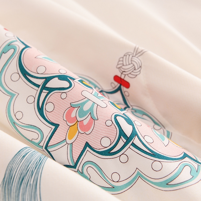 91家纺网 家纺一手货源 找家纺 珍贝家纺 2026新款亲肤大豆纤维夏被被子被芯 吉祥