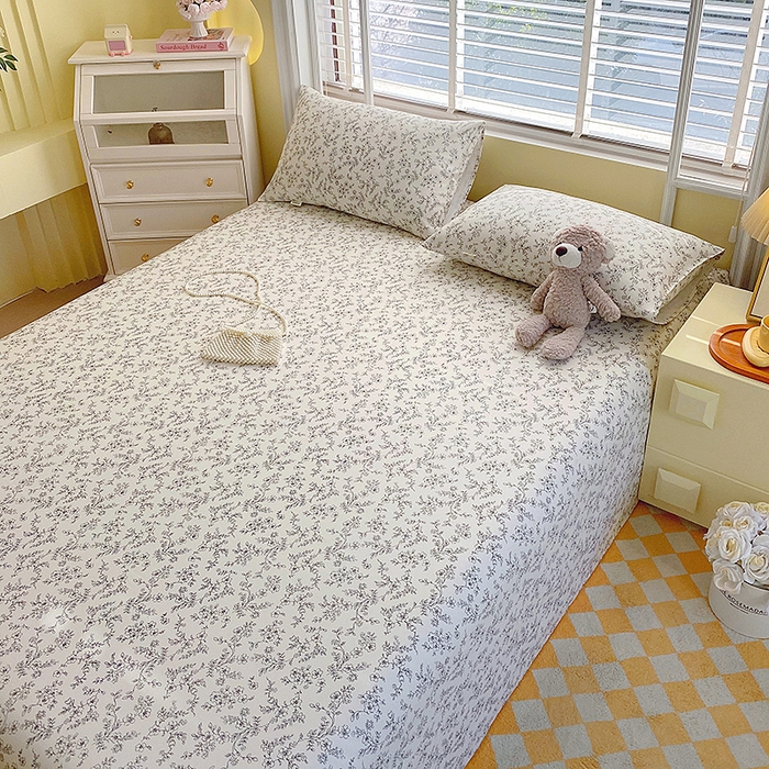 91家纺网 家纺一手货源 找家纺 云玲时尚 2026新款原棉细纱老粗布席子凉席单床单床单单件 花织