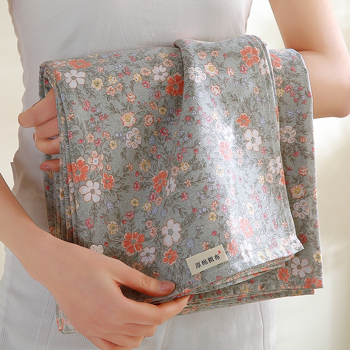 91家纺网 家纺一手货源 找家纺 云玲时尚 2026新款原棉细纱老粗布席子凉席单床单床单单件 空谷幽兰