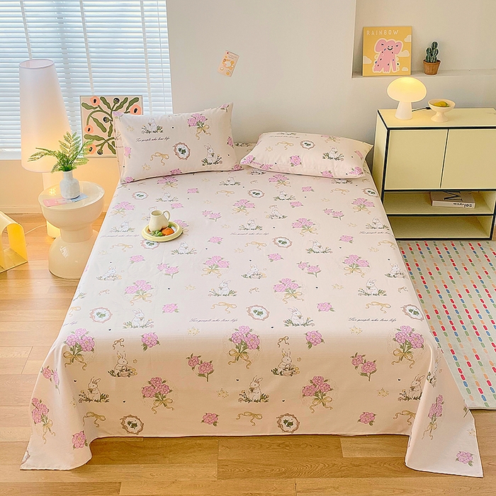 91家纺网 家纺一手货源 找家纺 云玲时尚 2026新款原棉细纱老粗布席子凉席单床单床单单件 流星花园