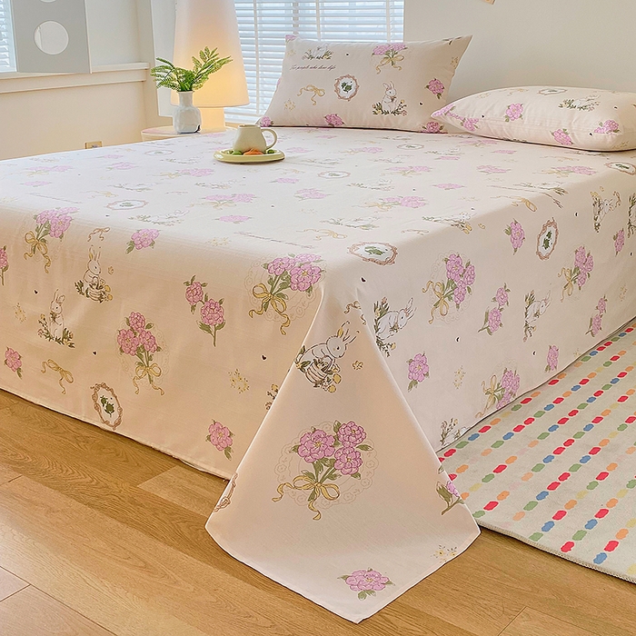 91家纺网 家纺一手货源 找家纺 云玲时尚 2026新款原棉细纱老粗布席子凉席单床单床单单件 流星花园