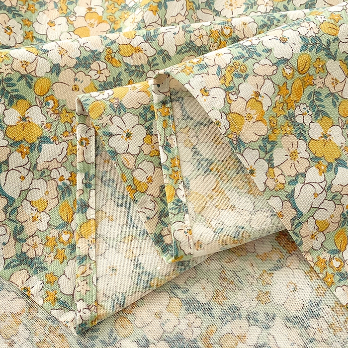 91家纺网 家纺一手货源 找家纺 云玲时尚 2026新款原棉细纱老粗布席子凉席单床单床单单件 莫奈的花园