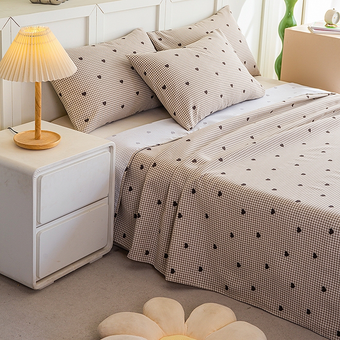 91家纺网 家纺一手货源 找家纺 云玲时尚 2026新款原棉细纱老粗布席子凉席单床单床单单件 暖心格调