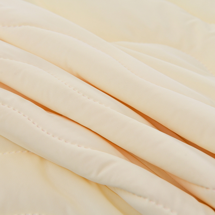 91家纺网 家纺一手货源 找家纺 珍贝家纺 2026新款A类凉感丝透气夏凉被被子夏被 奶黄-淡粉