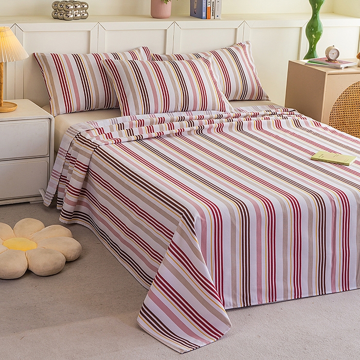 91家纺网 家纺一手货源 找家纺 云玲时尚 2026新款原棉细纱老粗布席子凉席单床单床单单件 暖叙