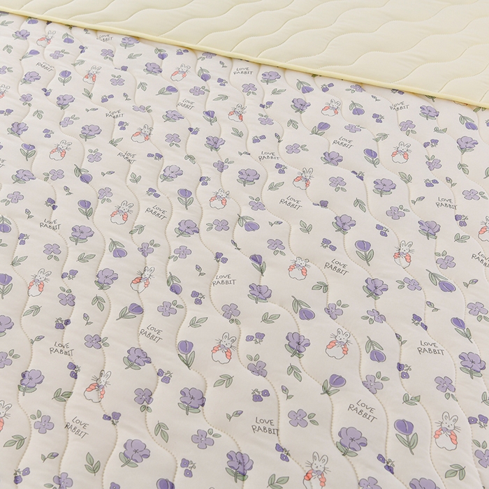 91家纺网 家纺一手货源 找家纺 珍贝家纺 2026新款A类凉感丝透气夏凉被被子夏被 b花颜悦色