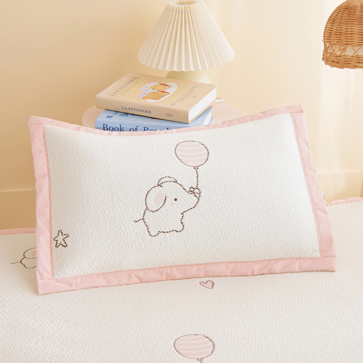 91家纺网 家纺一手货源 找家纺 御棉坊 2026新款A类提花凉感凉席幼儿园席子儿童凉席宿舍床凉席宝宝夏季席子 小飞象