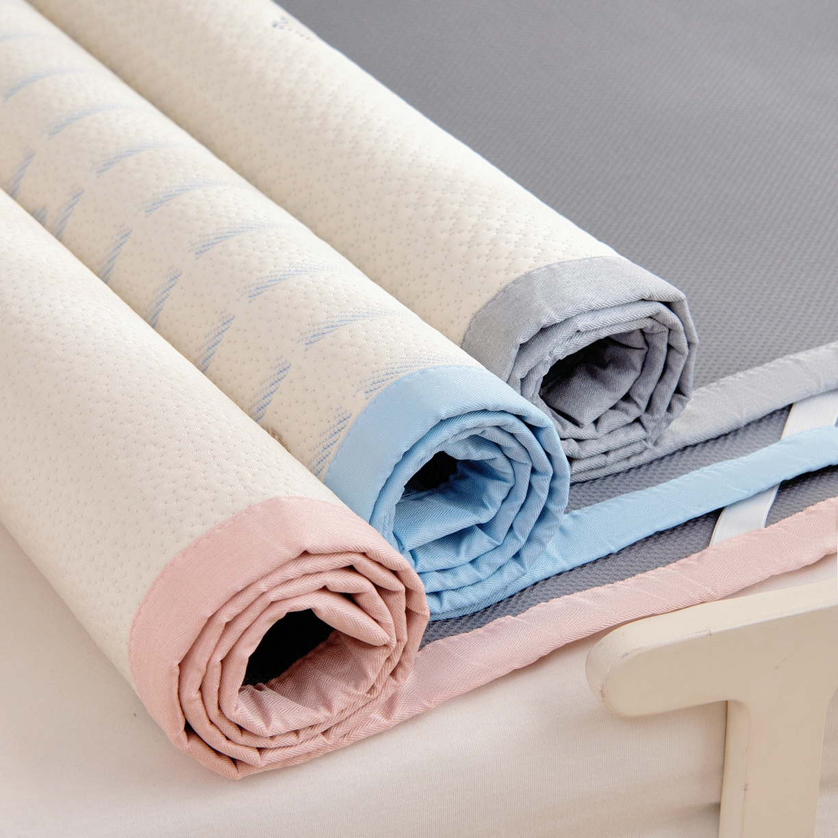 91家纺网 家纺一手货源 找家纺 御棉坊 2026新款A类提花凉感凉席幼儿园席子儿童凉席宿舍床凉席宝宝夏季席子 组合图仅供展示不可下单