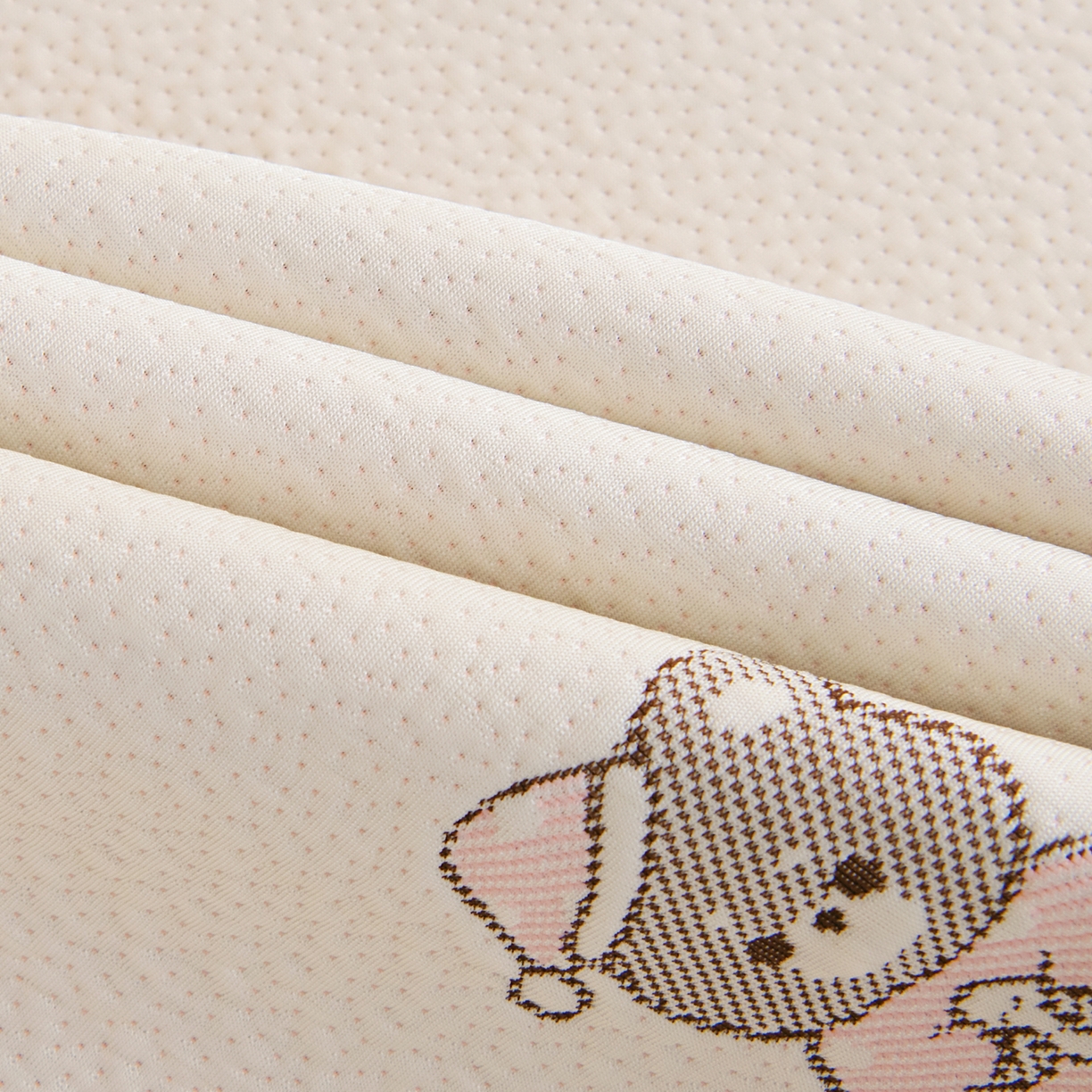 91家纺网 家纺一手货源 找家纺 御棉坊 2026新款A类提花凉感凉席幼儿园席子儿童凉席宿舍床凉席宝宝夏季席子 甜梦熊