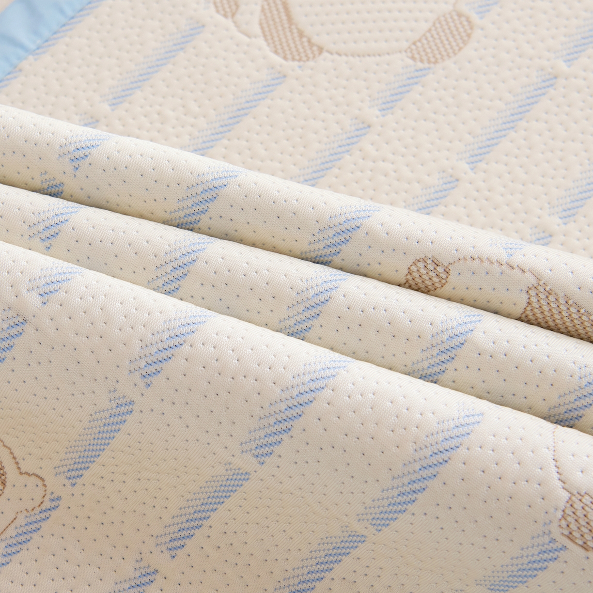 91家纺网 家纺一手货源 找家纺 御棉坊 2026新款A类提花凉感凉席幼儿园席子儿童凉席宿舍床凉席宝宝夏季席子 大熊猫